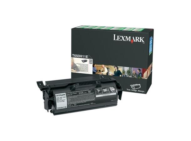 Toner LEXMARK 0T650H11E T650 25K sort 